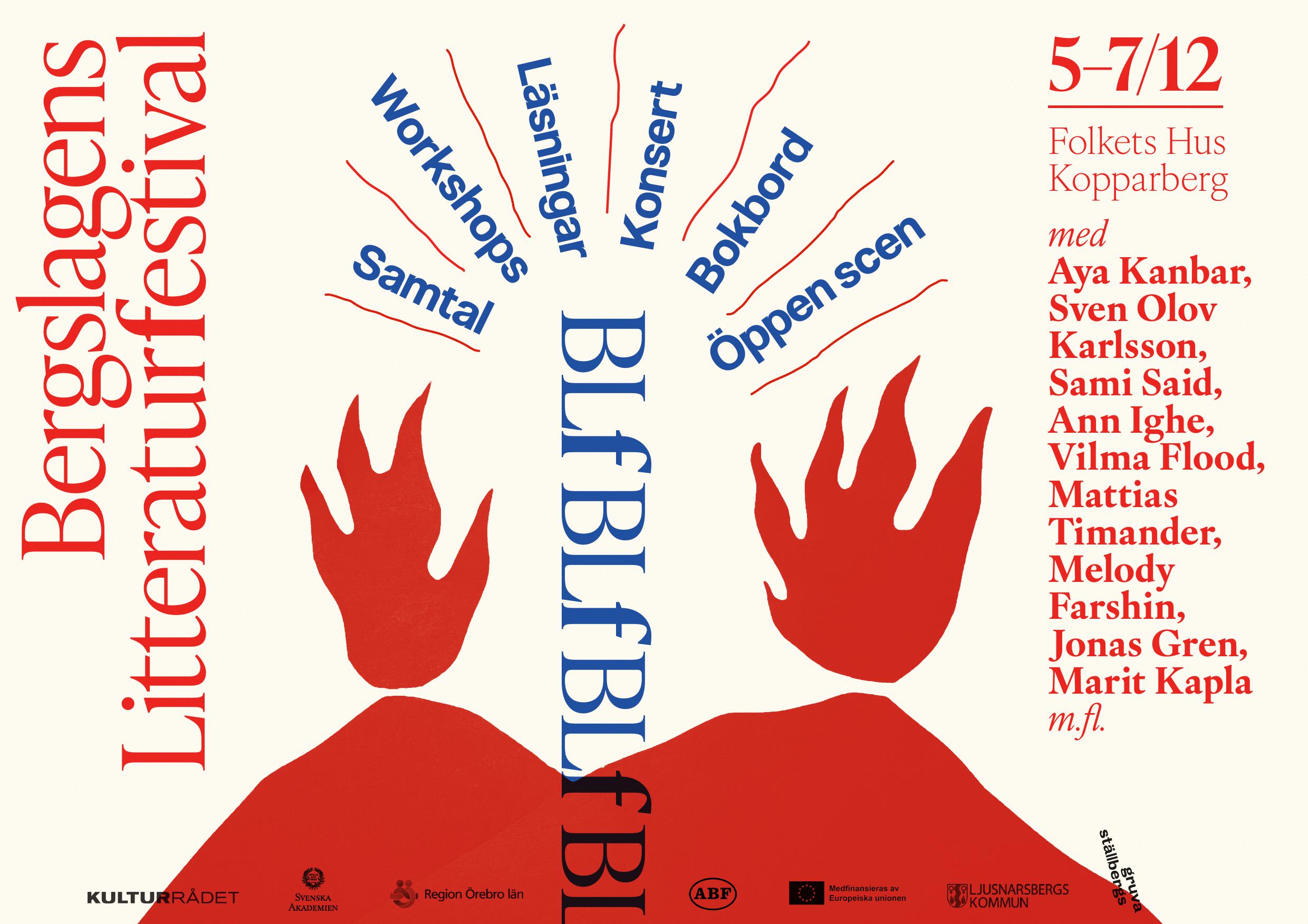 Bergslagens litteraturfestival 5-7 december